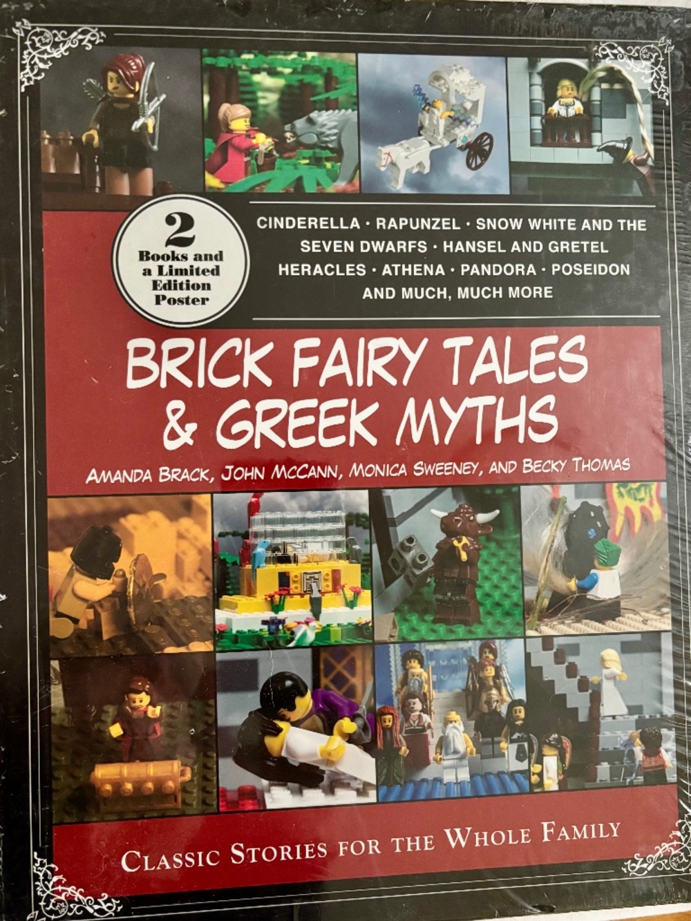 "Brick Fairy Tales and Greek Myths" Box Set Images are all LEGO BUILDS!UNOPENED!